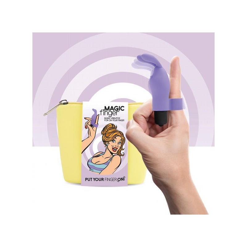 FeelzToys - Magic Finger Vibrator Paars Fioletowy